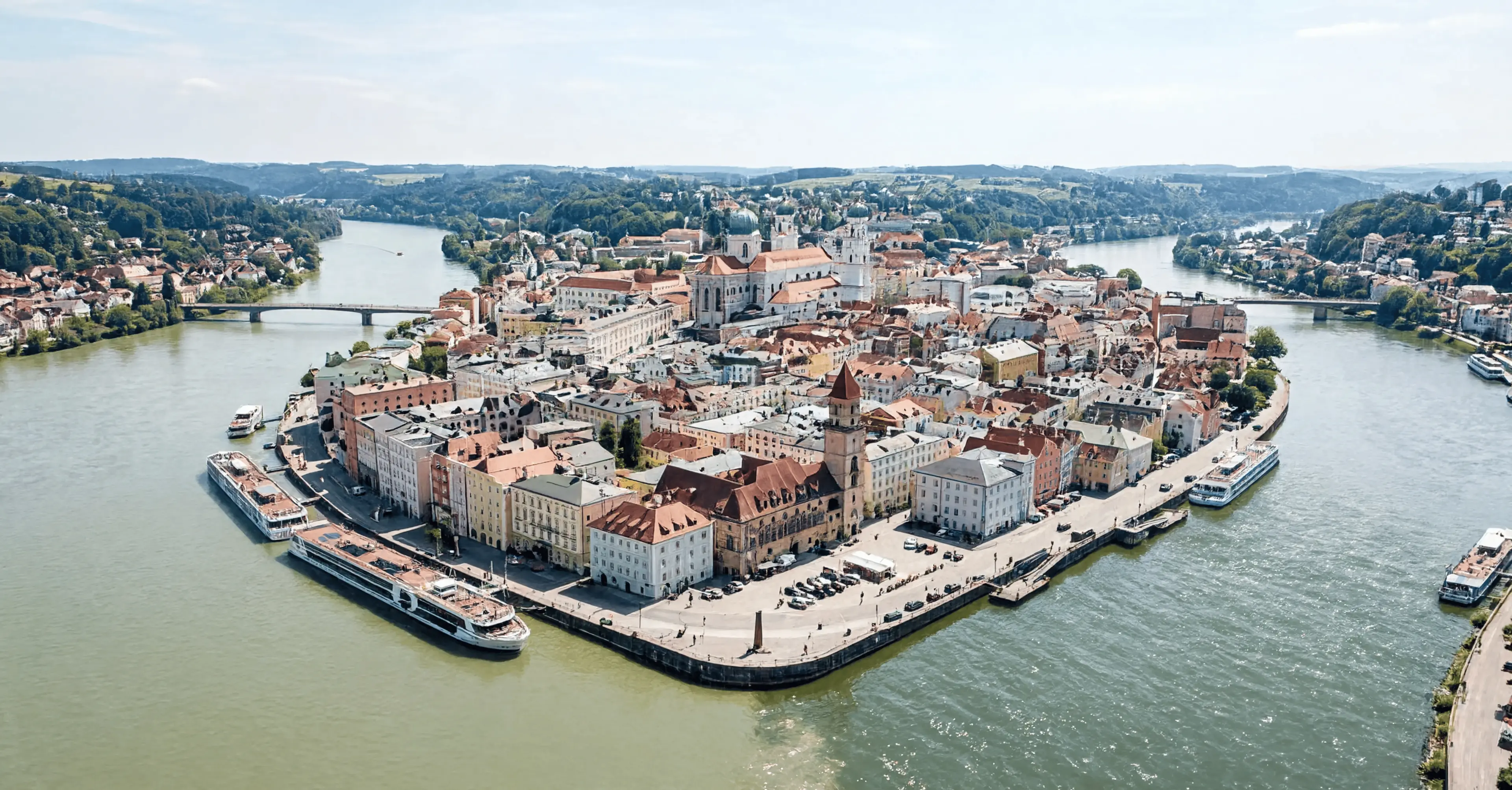 Passau private transfer destination from Salzburg