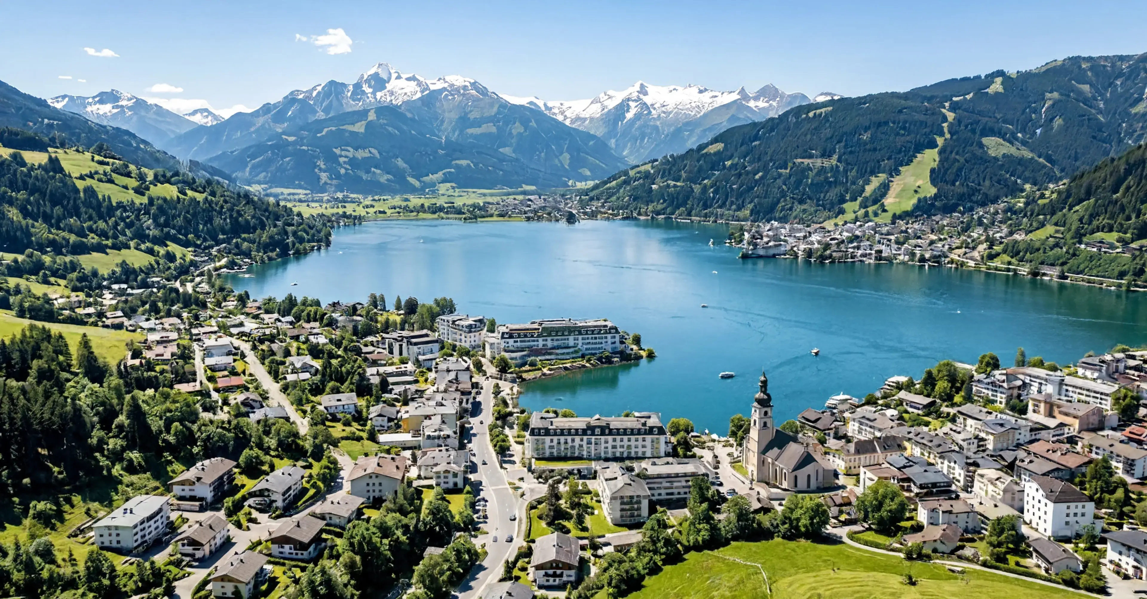 Salzburg to Zell am See private transfer and day trip Private transfer from Salzburg to Zell am See with Lake Zell and the Austrian Alps